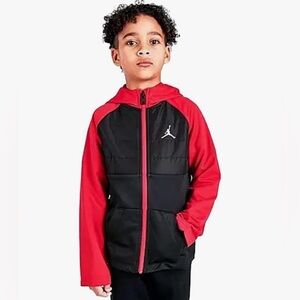 Jordan Red and Black Hoodie